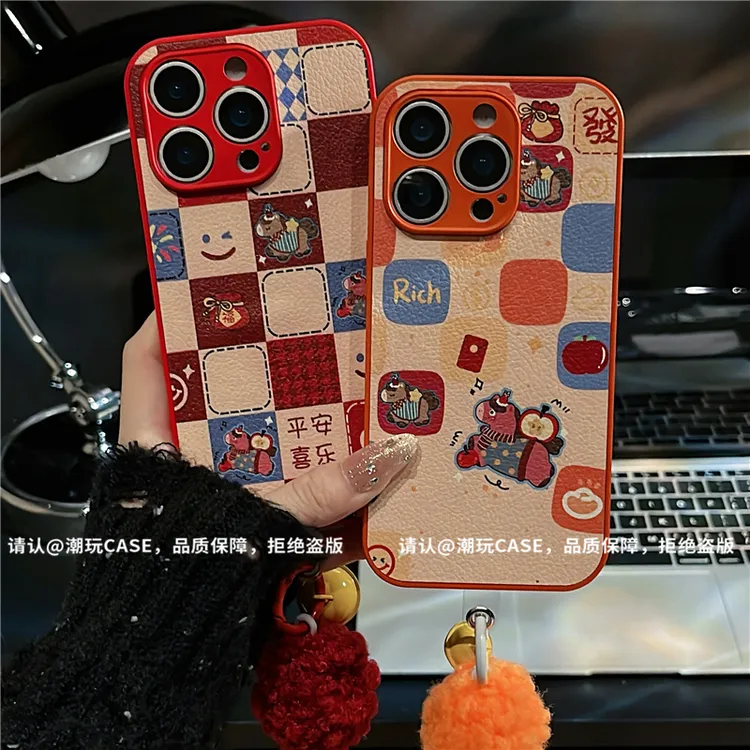 肤感皮纹适用苹果iphone17/华为荣耀/OPPO/VIVO/小米手机壳爆款潮