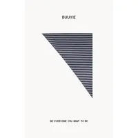  BUUYIE 25SS【怀瑾】秋冬新款条纹简约高级感披肩 250965