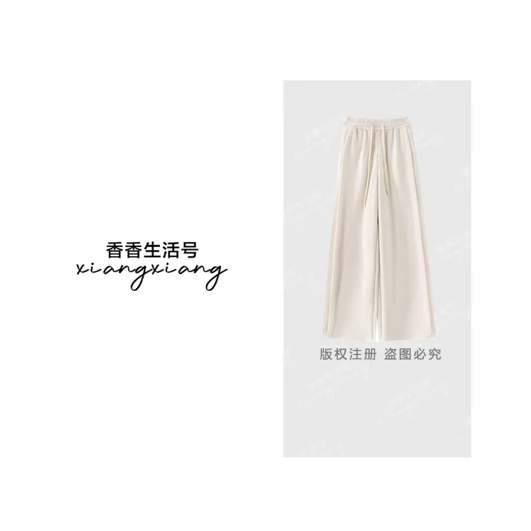 【香香严选】“行云流水”秋冬款2025高腰显瘦高克重加厚休闲裤5928
