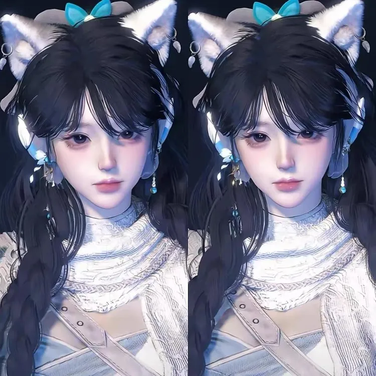 爱豆小猫｜百搭少女 燕云十六声捏脸女含导入教程设计