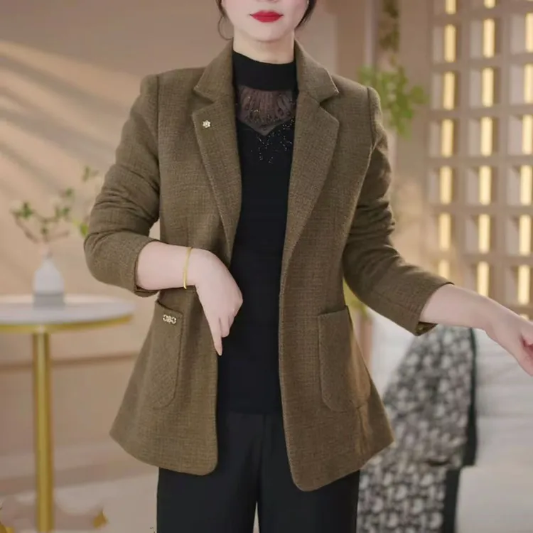 高端大气小西服上衣2025春秋新款女士设计感早秋小个子高级感韩版