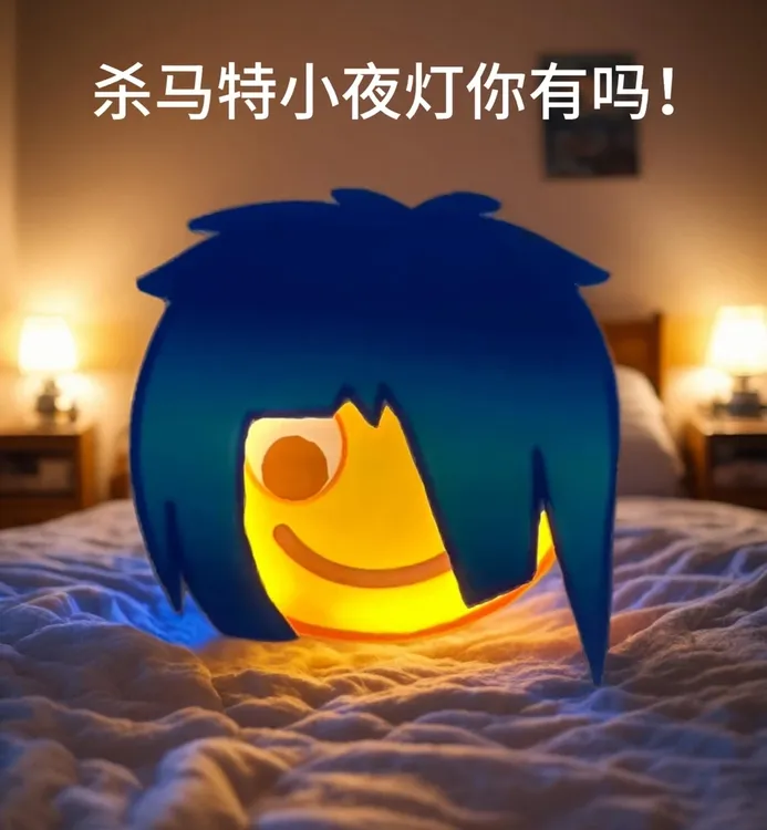 【抖音新款】杀马特表情小夜灯原创磁吸充电壁灯睡眠夜用炫酷礼物