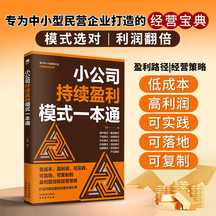【品质臻选】小公司持续盈利模式一本通深度解析增长背后经营之道