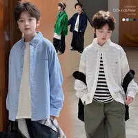 在仓【秋风送爽】源源家童装2025儿童秋季衬衫长袖衬衣男孩上衣秋1