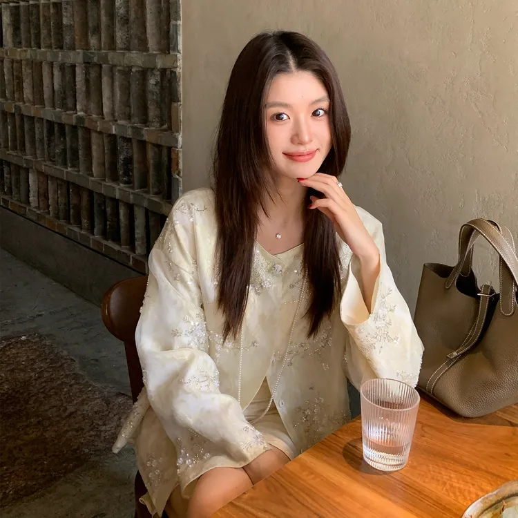 【雪夜观星】RARE ZZ 新中式国风禅意刺绣重工提花宽松上衣