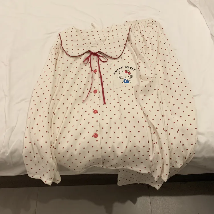 加大加宽早春230斤家居服套装薄款甜美可爱大码可外穿睡衣套装