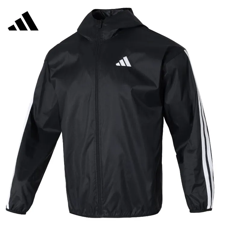 adidas阿迪达斯男子M 3S WB Ripstop梭织连帽外套IM7848