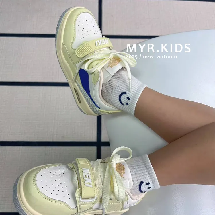 儿童软底板鞋2025秋季冬新款男女童防滑篮球鞋