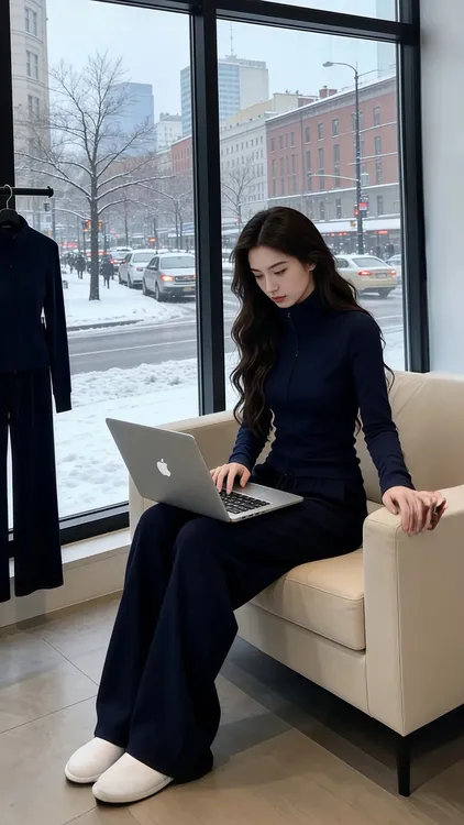 巨好看慵懒松弛感运动套装女秋冬双面绒卫衣外套抽绳阔腿裤两件套