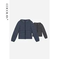 COCOLAN【轻羽-连帽】90白鸭绒外套羽绒服女连帽CL6YR078