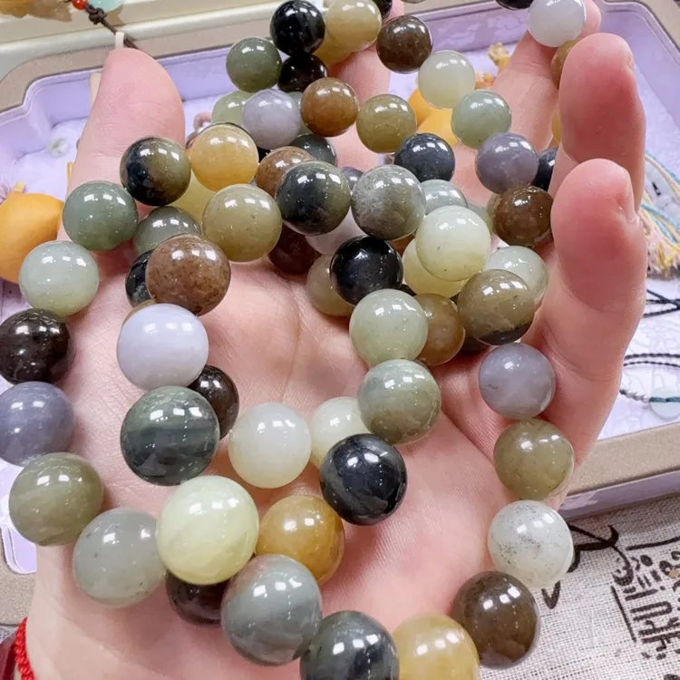 和田玉手串12mm多宝 多样性发货 有包容