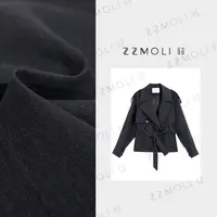 ZZMOLI挚爱系列 法式经典棉混纺Vtg廓形英伦高智感风衣女ZBY90020