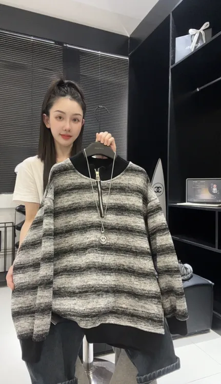 男童卫衣秋冬款2025新款加厚中大童秋冬卫衣痞帅风韩版条纹