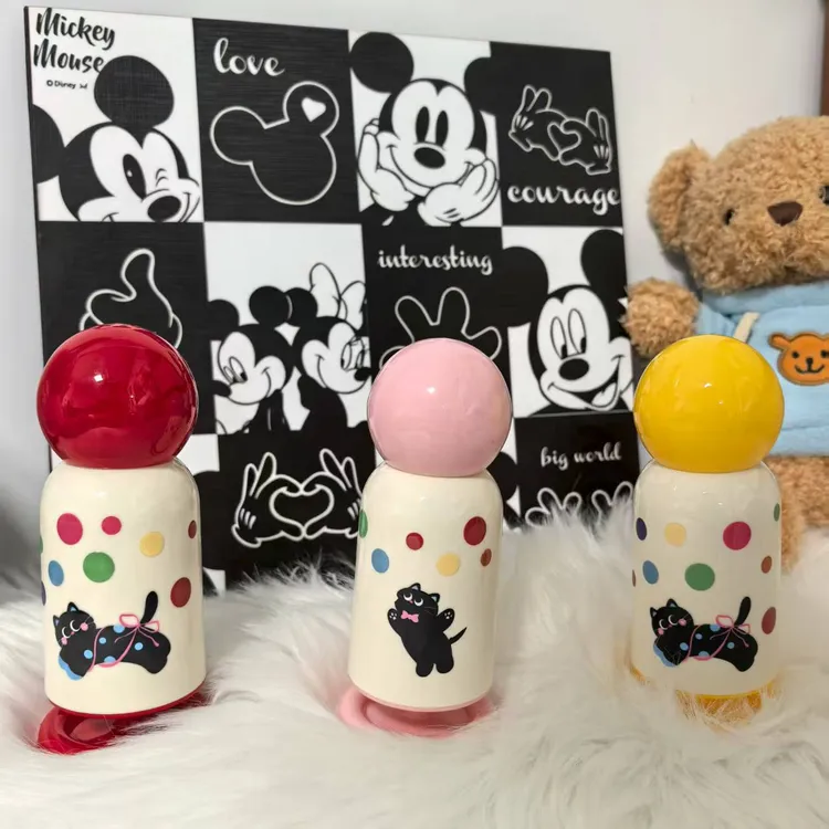 原创设计多巴胺猫咪牙签盒棉签耳线收纳高颜值装饰摆件