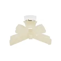 【一夕风月】高级感月牙白蝴蝶结抓夹A2544F00249