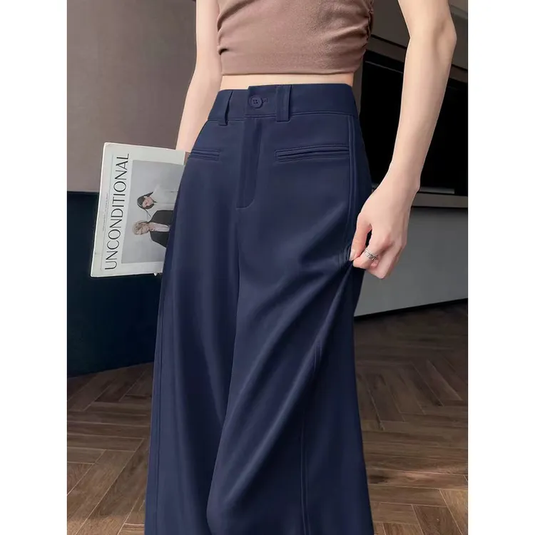 【加厚钛金棉】2025秋冬高级感休闲裤女洋气显瘦直筒时尚百搭003