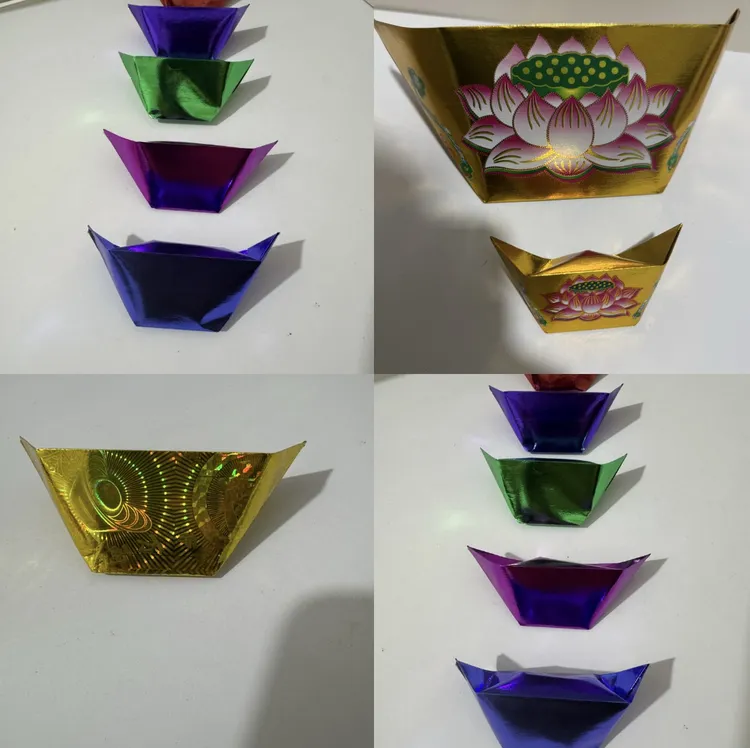 莲花图案半成品折纸规格28*31有求必应