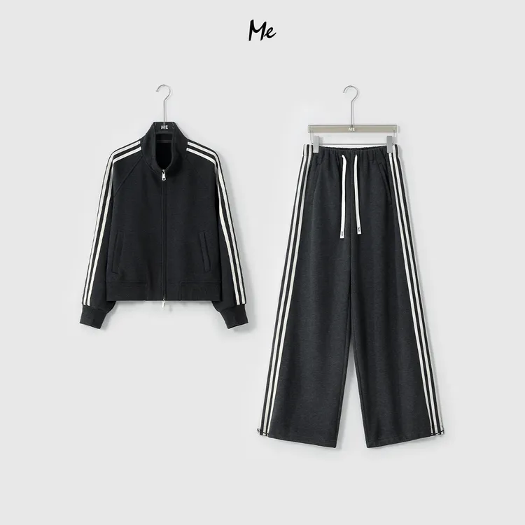 ME【发热校服套装（加绒）】磨毛绒感锁温保暖显瘦时尚套装MESA5765