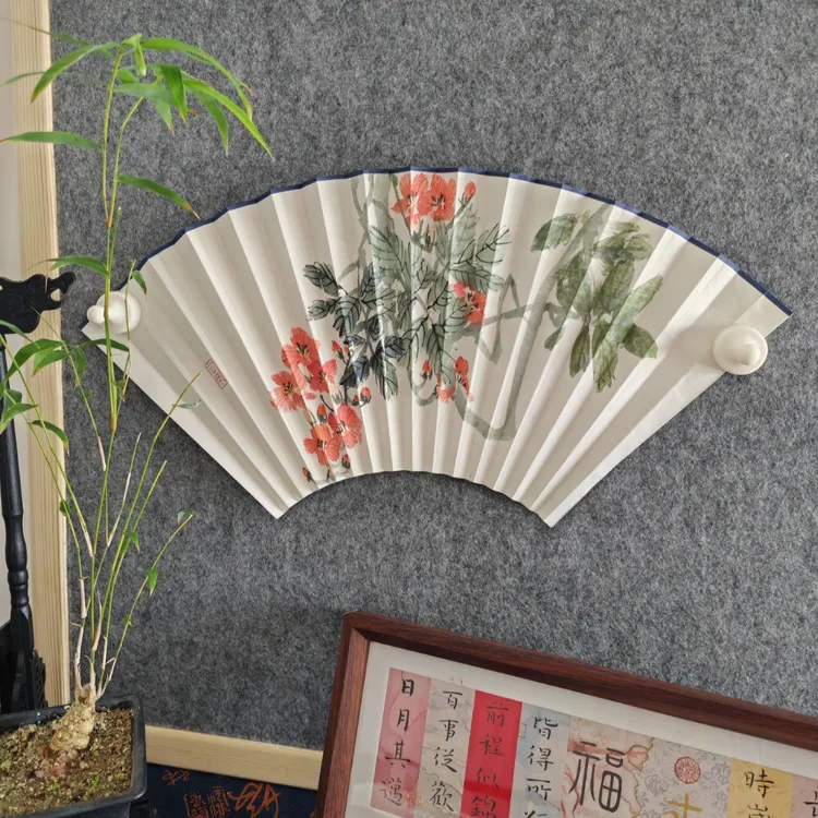 花鸟扇面 背面可题字