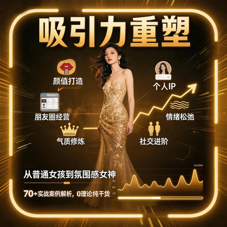 【下单看短信】大女主社交破圈课 女性成长必修 吸引力法则 高情商商品图