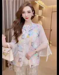 【如花似玉】重工钉珠刺绣新中式国风轻奢时尚百搭马甲24Y23