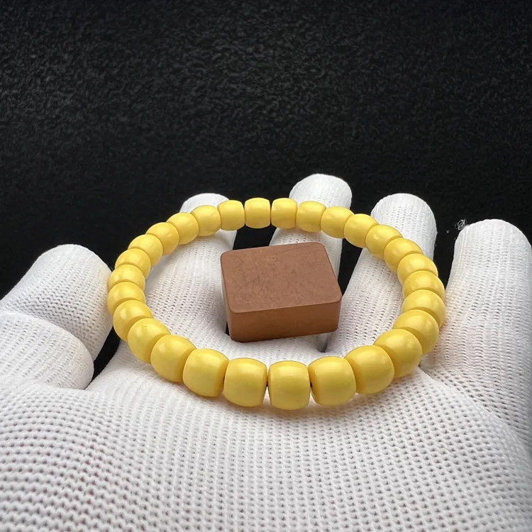 老麻将改制密胺手串 精工极限弧9×8 单圈手串 自然氧化 精挑