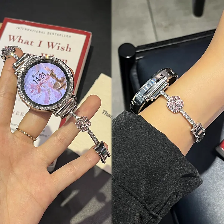 【山茶花】适用华为gt6表带GT5金属watch5智能gt4手镯腕带JY女款