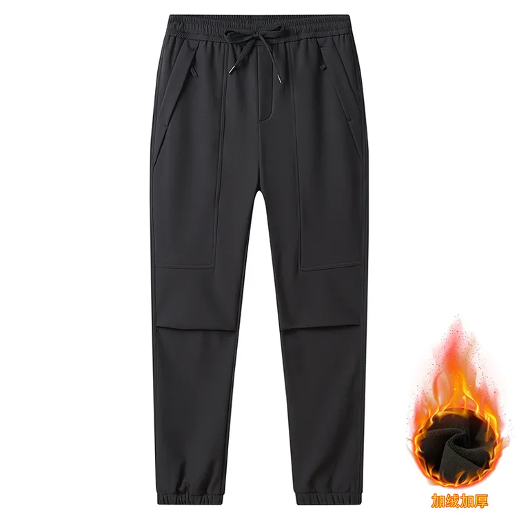 【软壳冲锋裤】高货软壳冲锋裤加绒加厚款保暖防寒户外登山裤束脚裤
