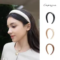 capasca（卡帕萨）小众设计轻奢肌理感格纹发箍-pu格纹发箍