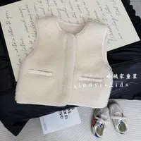 女童秋冬款韩版加厚马甲秋冬2025新款女童背心坎肩洋气外套洋气