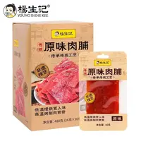 【保质期至10.14后】杨生记猪肉脯原味/香辣味16g口味随机20包
