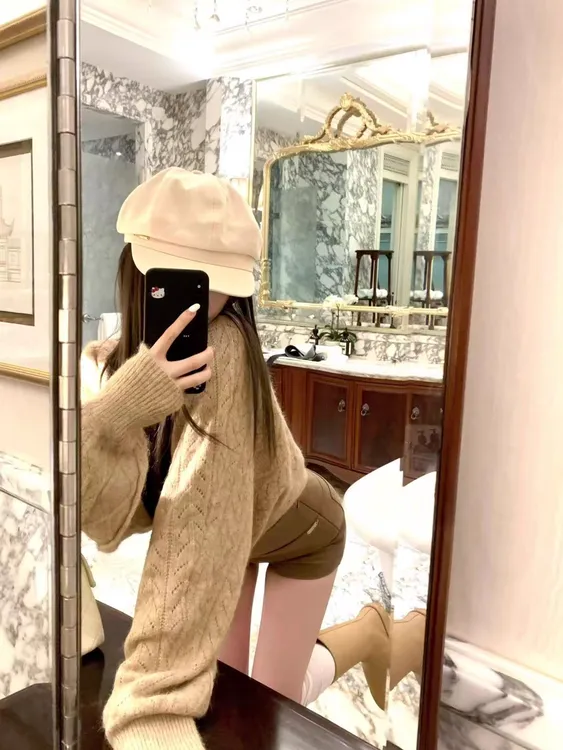 【慵懒鬼马】秋季韩系羊毛针织衫显瘦女蝙蝠袖长袖毛衣百搭上衣秋冬