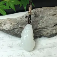 【琪禧珠宝】和田白玉精雕单只貔貅挂件240408006（多样性发货）