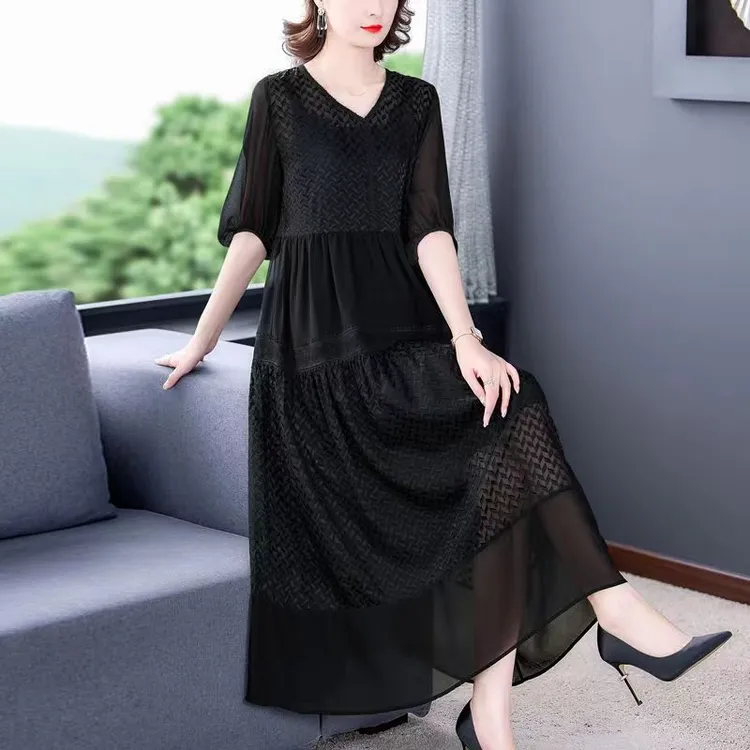 01-200新中式大码女装高端定制款外套马甲裙子个性有腔调