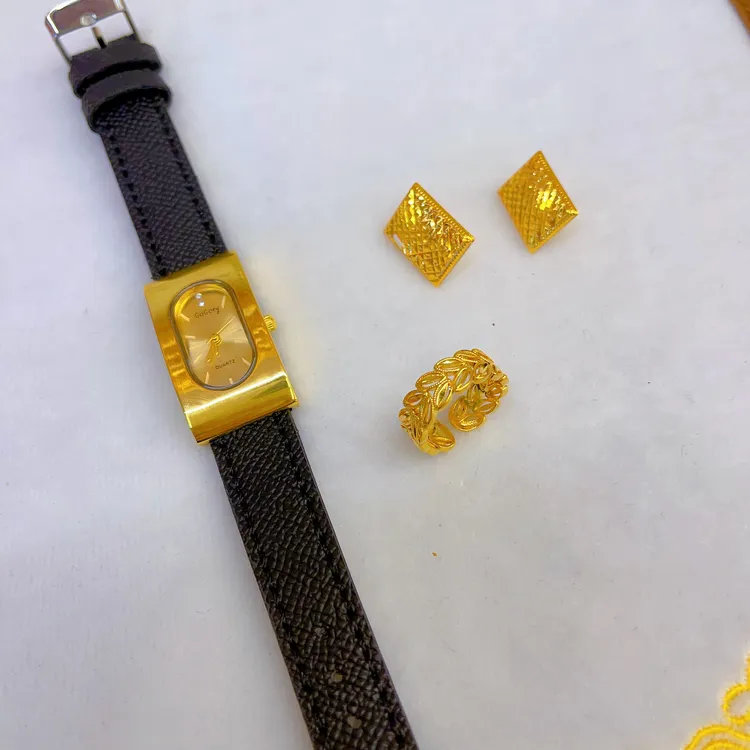 441新款手表三件套新疆包邮好看白搭时尚金色
