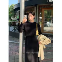 DH OFFICIAL 大花【汝矣岛夜曲 dress】慵懒抽绳毛衣连衣裙