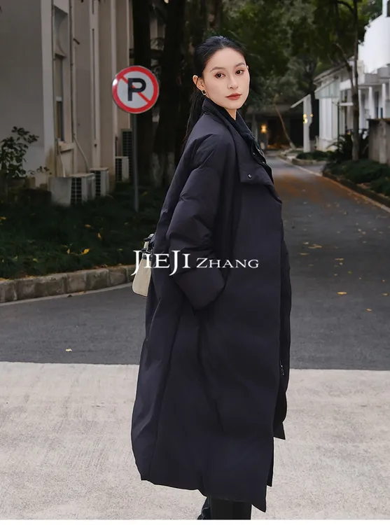 【JIEJI ZHANG】95白鹅绒高级定制秋冬百搭羽绒服350726