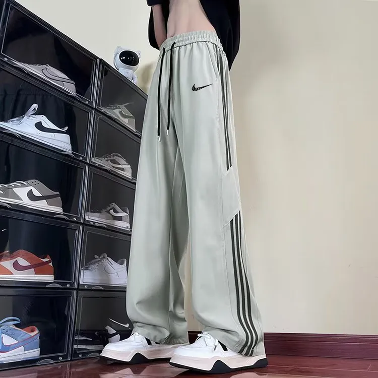 一折专区丨美式冰丝工装裤男夏季薄款直筒阔腿速干休闲裤新款裤子