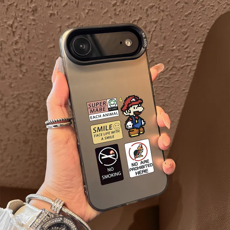 马里奥适用苹果16promax手机壳iphone17pro高级苹果15pro小众防摔