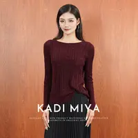 KADIMIYA【星空衫】法式醋酯/绵羊毛/莱赛尔修身显瘦针织衫打底衫