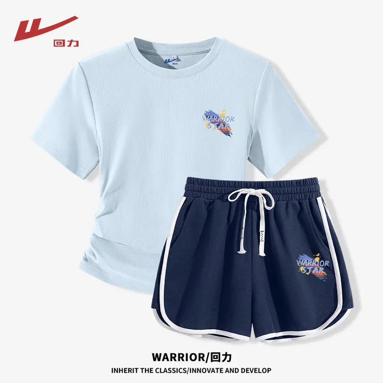 回力夏季2025新款时尚百搭气质衣服设计感抽褶修身显瘦休闲短裤