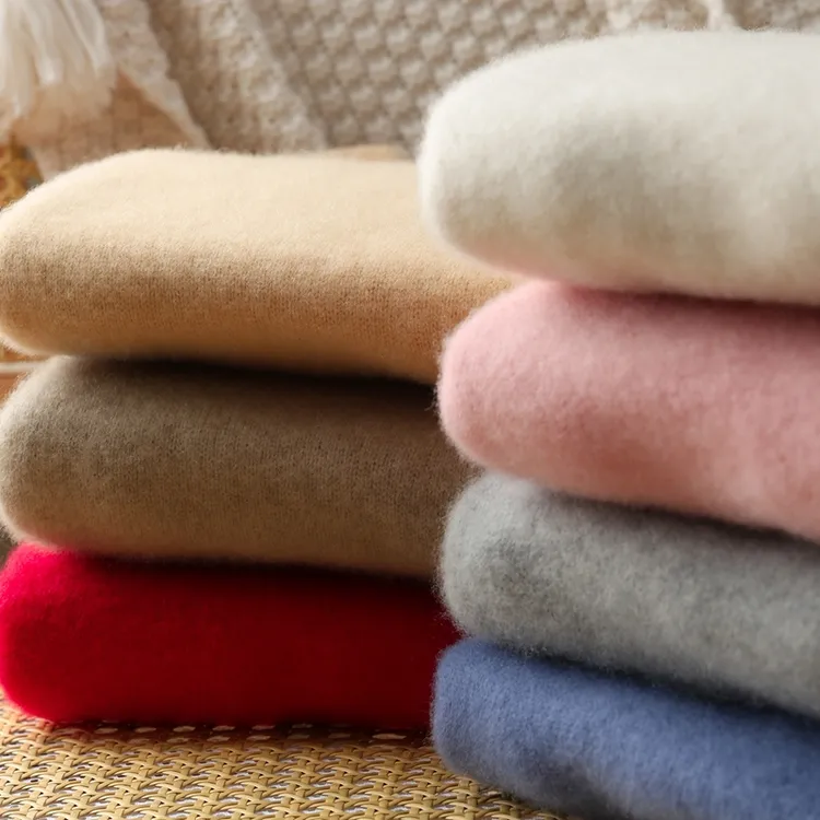 【双股加厚】儿童毛衣套头保暖7针三股针织纯羊毛衫半高领纯色打底