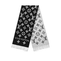 未使用 LouisVuitton/路易威登 LV ESSENTIAL 系列 双色羊毛围巾