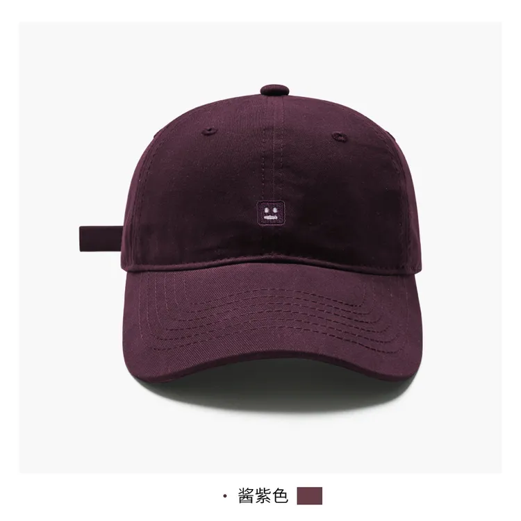 秋冬简约棒球帽新款男女同款百搭大头围加深宽帽檐显脸小鸭舌帽