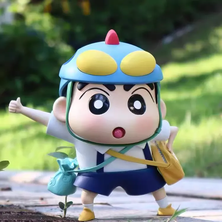 比赞比耶小新桌面摆件创意动漫小新潮玩手办公仔摆件创意小礼物