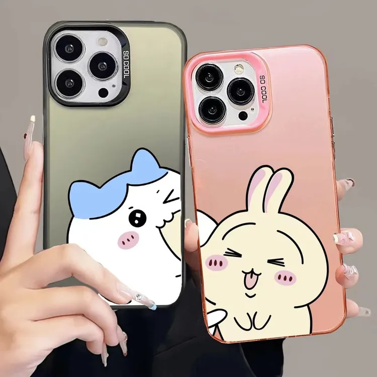 吸吸吉伊卡哇适用1615Plus手机壳14promax情侣13/12卡通11pro