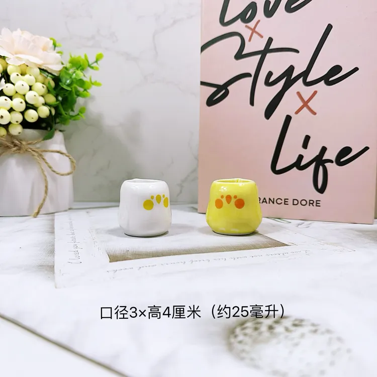 可爱鹦鹉小鸟高温釉下彩陶瓷餐具小杯碟奶壶套装外贸尾单数量有限