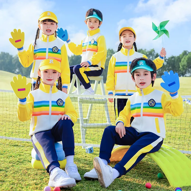 小学生校服幼儿园园服2025新款春秋装运动风时尚潮流百搭保暖轻薄