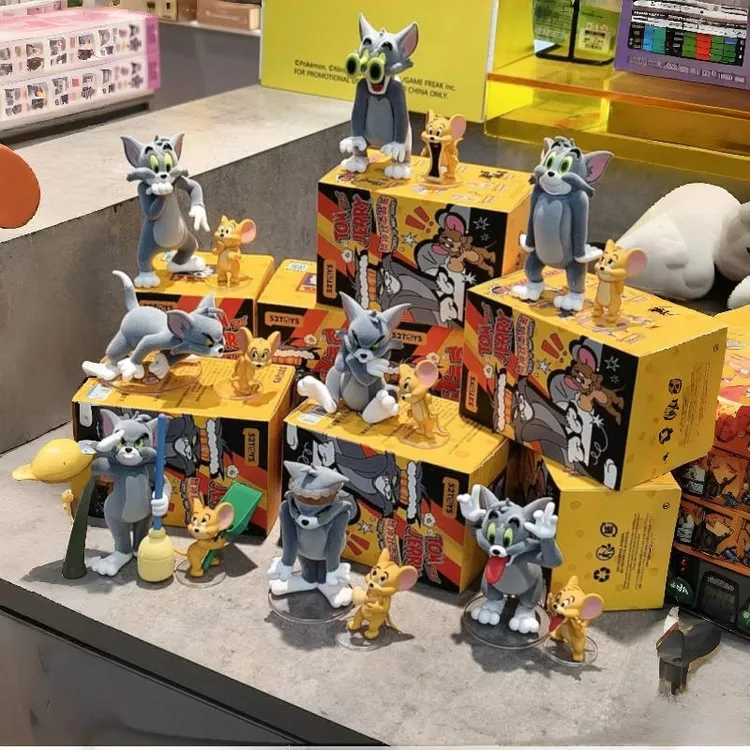 52TOYS猫和老鼠盲盒精神状态品鉴汤姆杰瑞玩具公仔摆件打工人嘴替