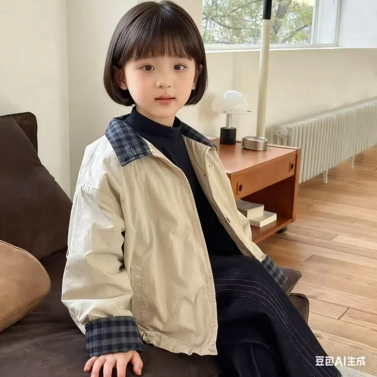女童棉衣冬季2025新款洋气保暖大童装棉服儿童夹棉外套冬装